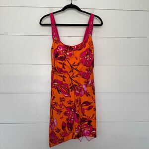 D&Co Beach Women’s 22W Patterned Swim Dress